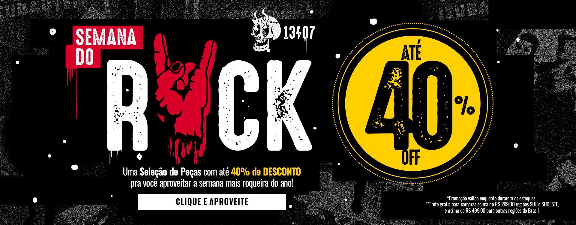 Promoção até 40% OFF! Aproveite