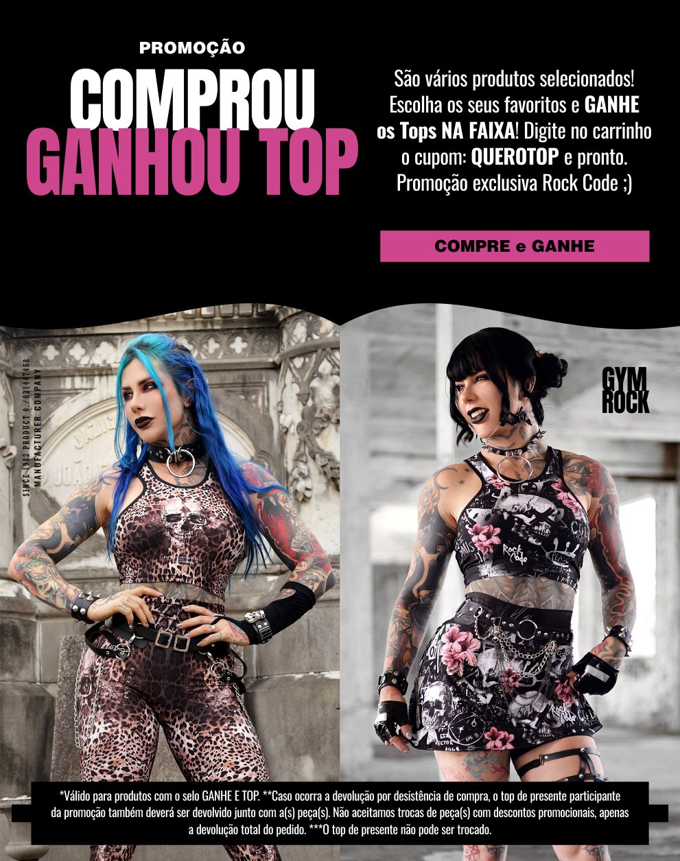 Comprou Ganhou o Top! Aproveite a Promoção