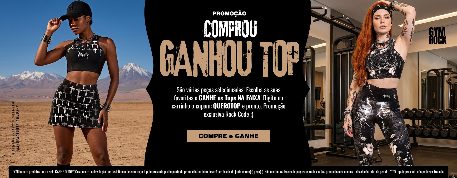 Comprou Ganhou o Top! Aproveite a Promoção