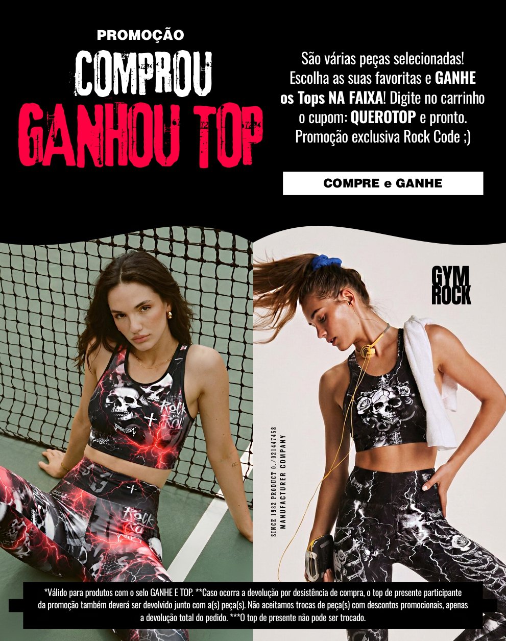 Comprou Ganhou o Top! Aproveite a Promoção