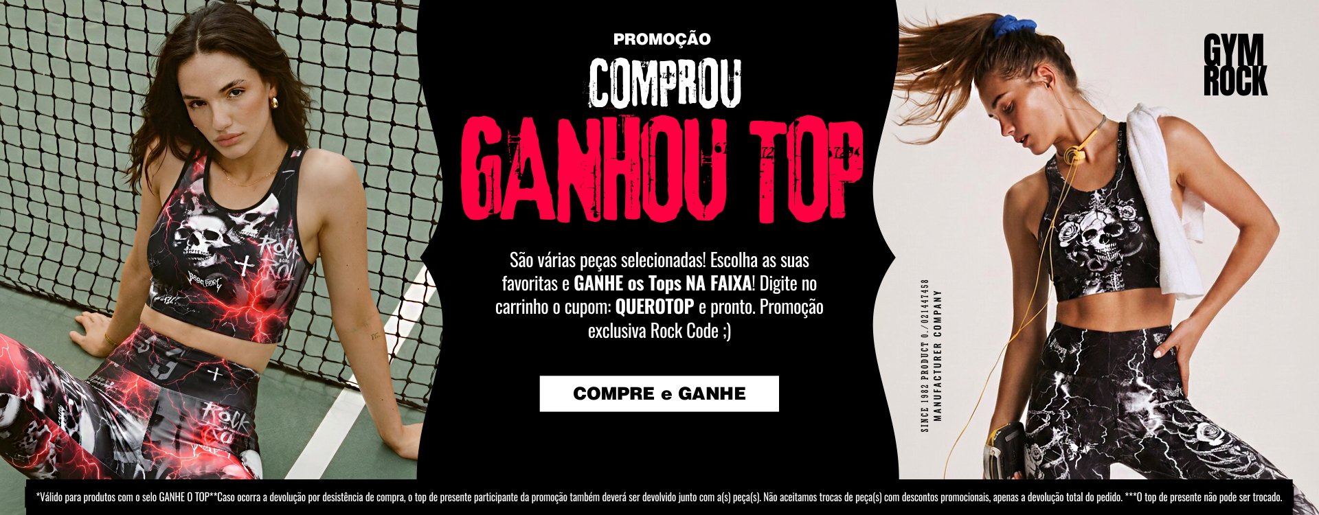 Comprou Ganhou o Top! Aproveite a Promoção
