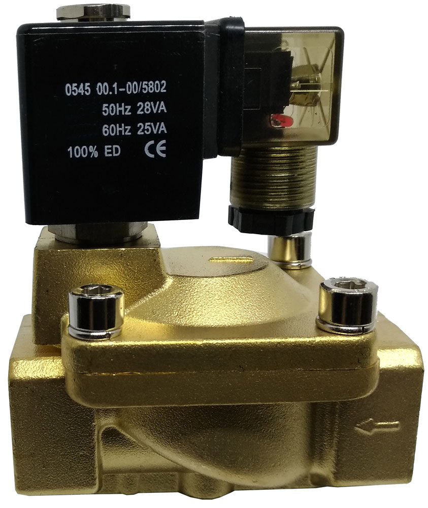 VÁLVULA SOLENOIDE 2 VIAS PARA ÁGUA AR ÓLEO 11/2 NF KFF SERVO-OPERADA-PU22514