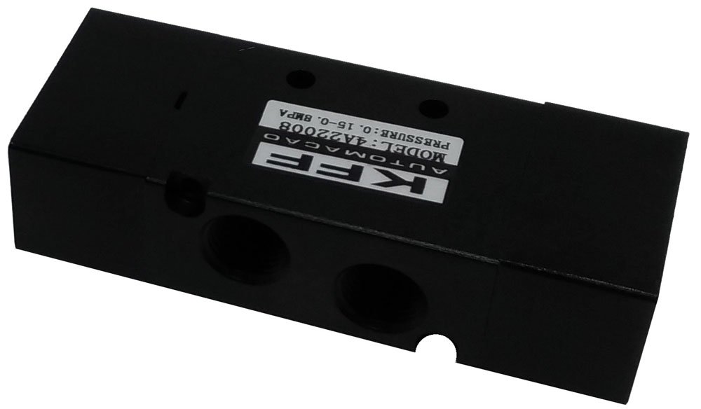 VÁLVULA DE DUPLO PILOTO 5 2 VIAS 1/4 KFF SÉRIE 200-4A22008