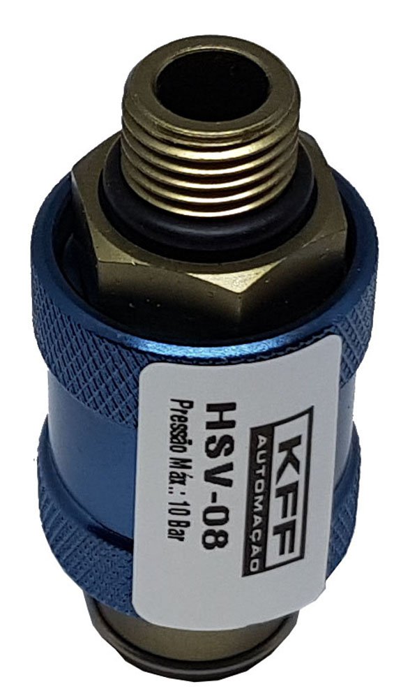 VÁLVULA DESLIZANTE 3/2 VIAS 1/8 KFF MANUAL PARA UNIDADES DE TRATAMENTO DE AR-HSV06