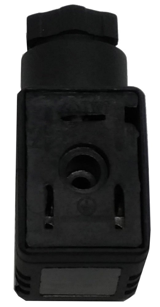 PLUG CONECTOR DIN 43650-B PARA SOLENOIDE 2P+T SEM LED-SOCKET200PR