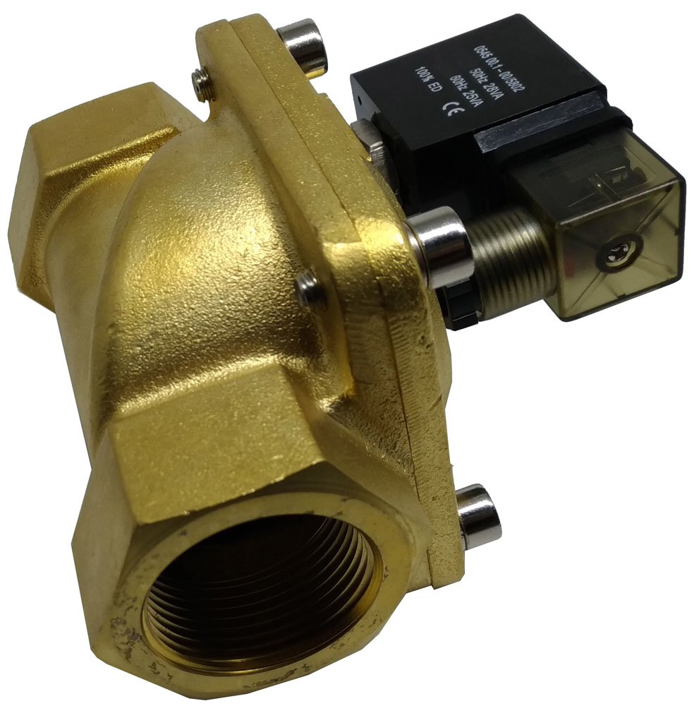 VÁLVULA SOLENOIDE 2 VIAS PARA ÁGUA 11/4 NF KFF AR ÓLEO SERVO-OPERADA-PU22512