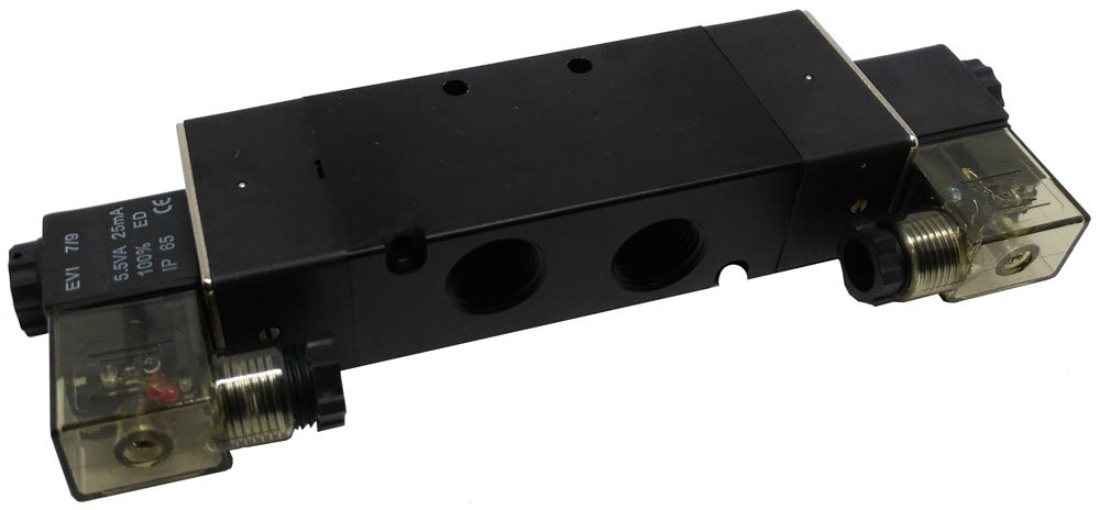 VÁLVULA PNEUMÁTICA DUPLO SOLENOIDE 5/2 VIAS 1/2 KFF SÉRIE 400-4V42015