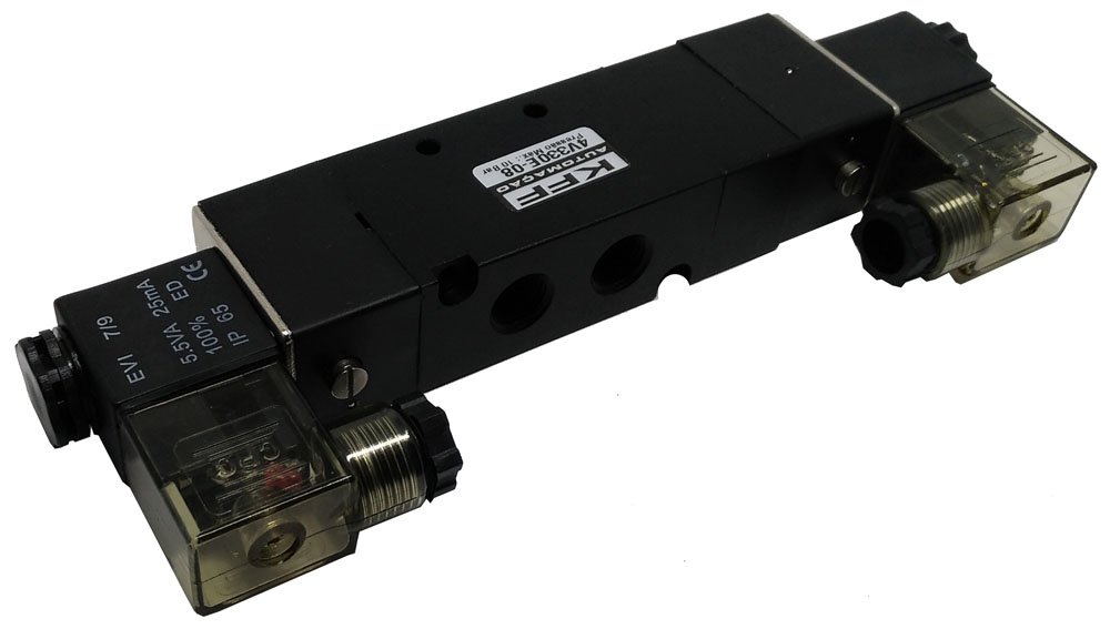 VÁLVULA 5/3 VIAS CENTRO ABERTO NEGATIVO 1/4 KFF SÉRIE 300-4V330E08