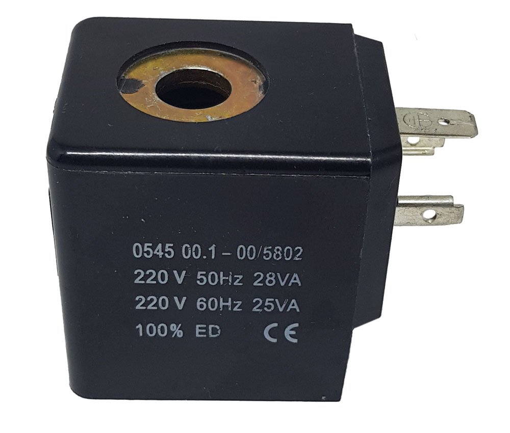 BOBINA PARA VÁLVULA SOLENOIDE 220V FURO 14MM 15VA ALTURA 42MM-COILPU14X42AC220V