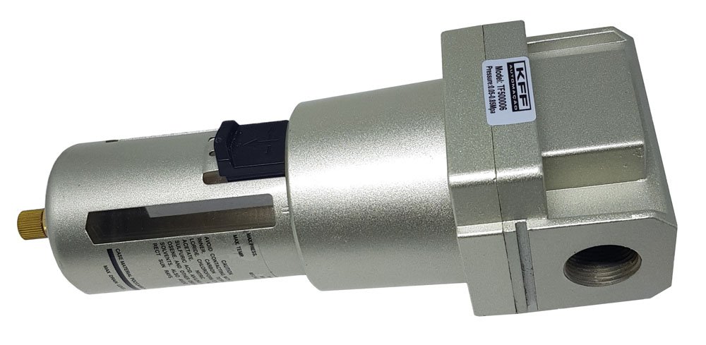 FILTRO DE LINHA AR COMPRIMIDO 3/4 KFF 0-10 BAR DRENO MANUAL-TF500006