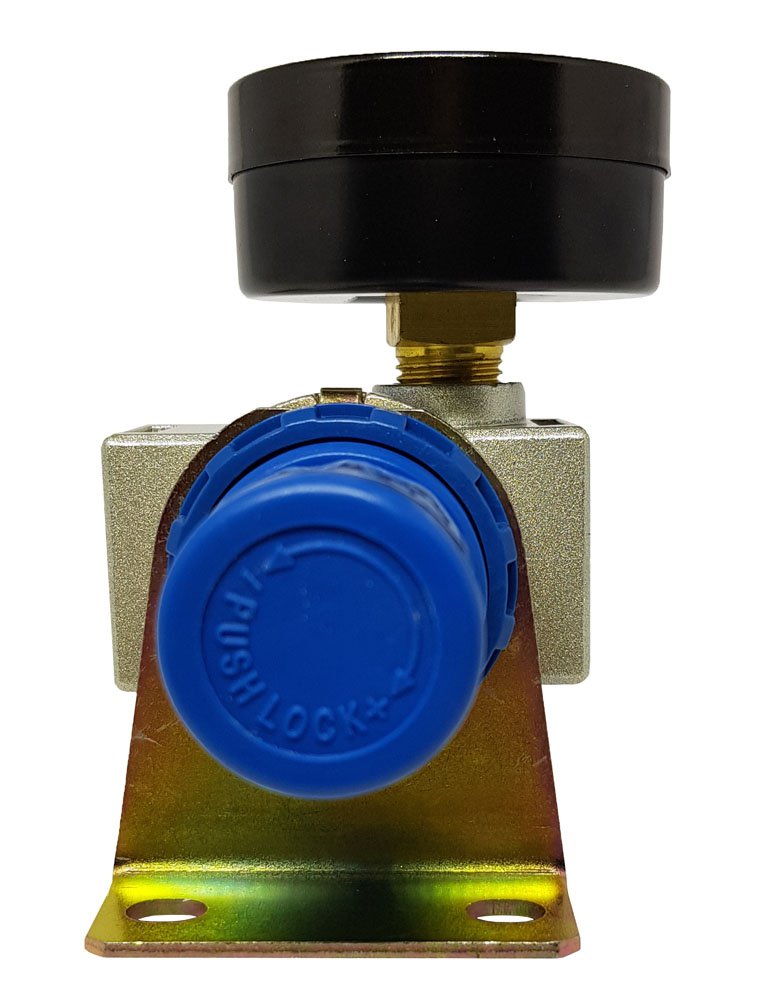 REGULADOR DE PRESSÃO PNEUMATICO 1/2 KFF PNEUMÁTICO SÉRIE TR 0-10 BAR -BR4000