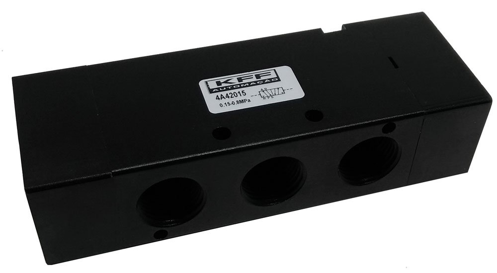 VÁLVULA DE DUPLO PILOTO 5 2 VIAS 1/2 KFF SÉRIE 400-4A42015