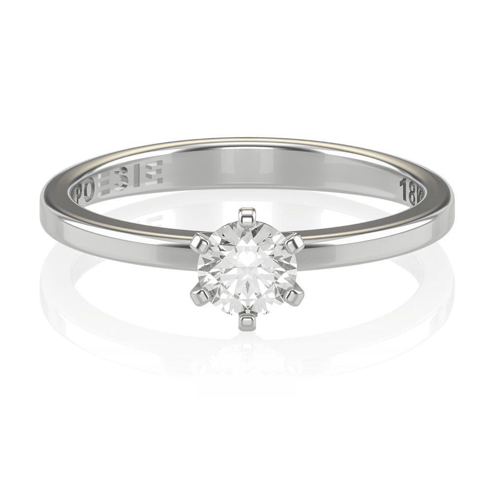  Anel de Noivado One I (diamantes de laboratório)