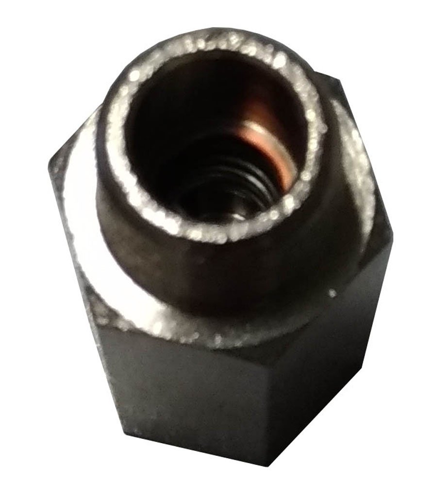 VÁLVULA RETENÇÃO SUSPENSAO A AR 1/4 KFF MACHO X FÊMEA CORPO SEXTAVADO 150 PSI-ACV02MF