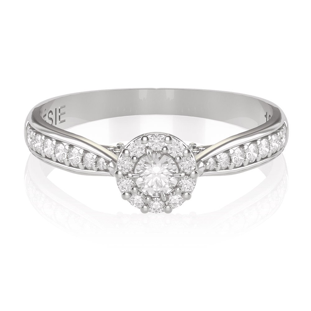 Anel de Noivado Uni I (diamantes de laboratório)