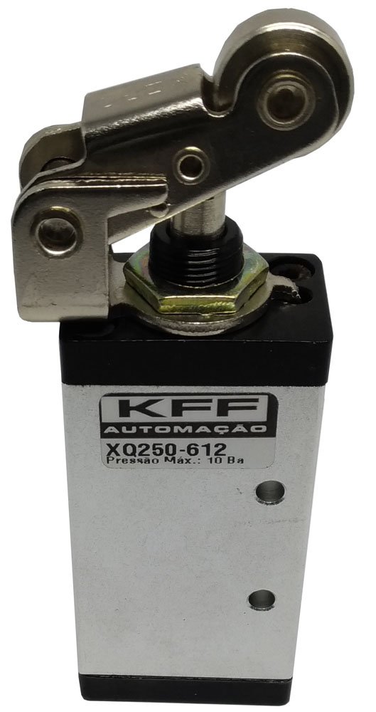 VÁLVULA PNEUMÁTICA ROLETE 5/2 KFF VIAS ROLETE MOLQ 1/4 KFF-XQ250612