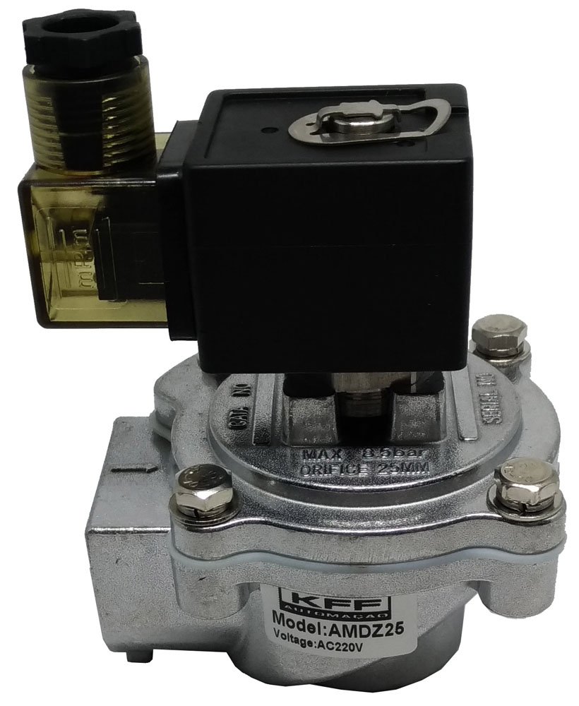 VÁLVULA SOLENOIDE PARA FILTRO MANGA 2 VIAS NF 1 KFF-AMDZ25