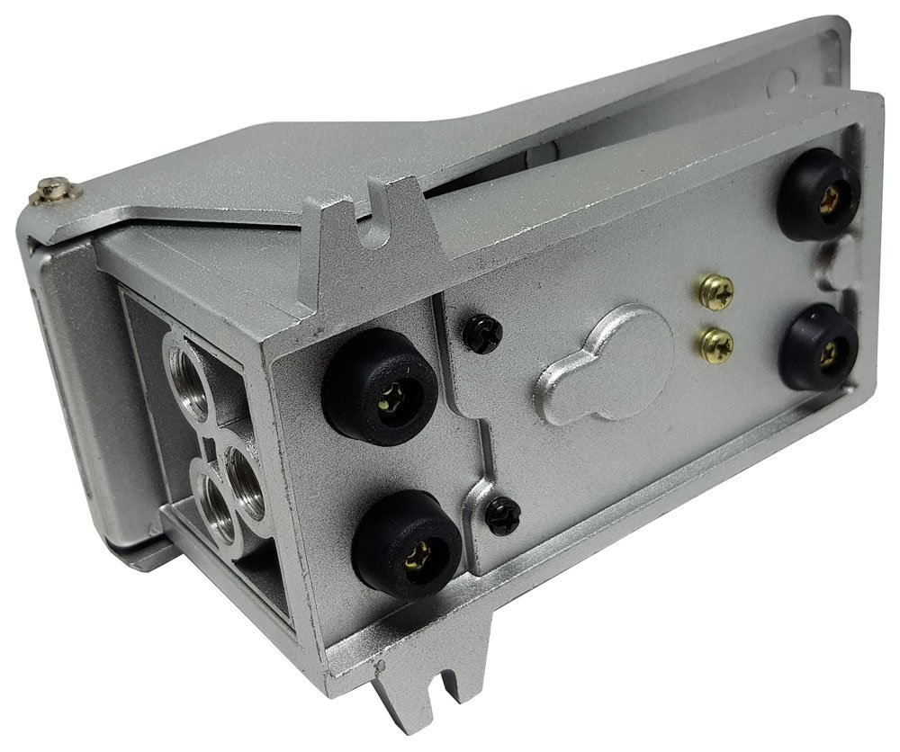 VÁLVULA PEDAL PNEUMÁTICA 5/2 VIAS 1/4 KFF COM TRAVA-4F21008L