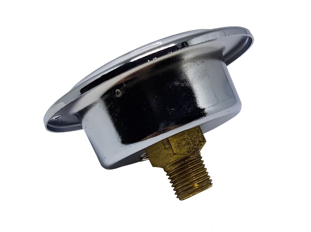 MANÔMETRO PAINEL 1/4 50MM 0-220 PSI 16 BAR-GF5016