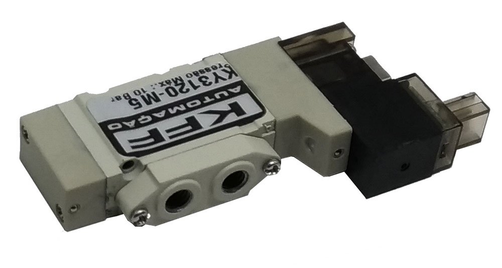 VÁLVULA SOLENOIDE 5 VIAS RETORNO MOLA M5 KFF BAIXO CONSUMO-KY3120M5