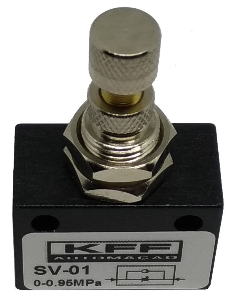 VÁLVULA DE CONTROLE DE FLUXO UNIDIRECIONAL 1/8 KFF-SV01