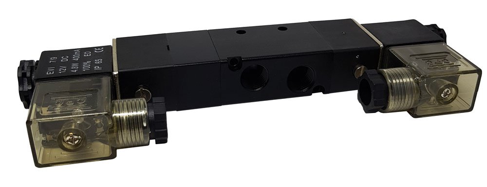 VÁLVULA SOLENOIDE 5/3 VIAS 1/4 CENTRO ABERTO POSITIVO SÉRIE 200-4V230P08