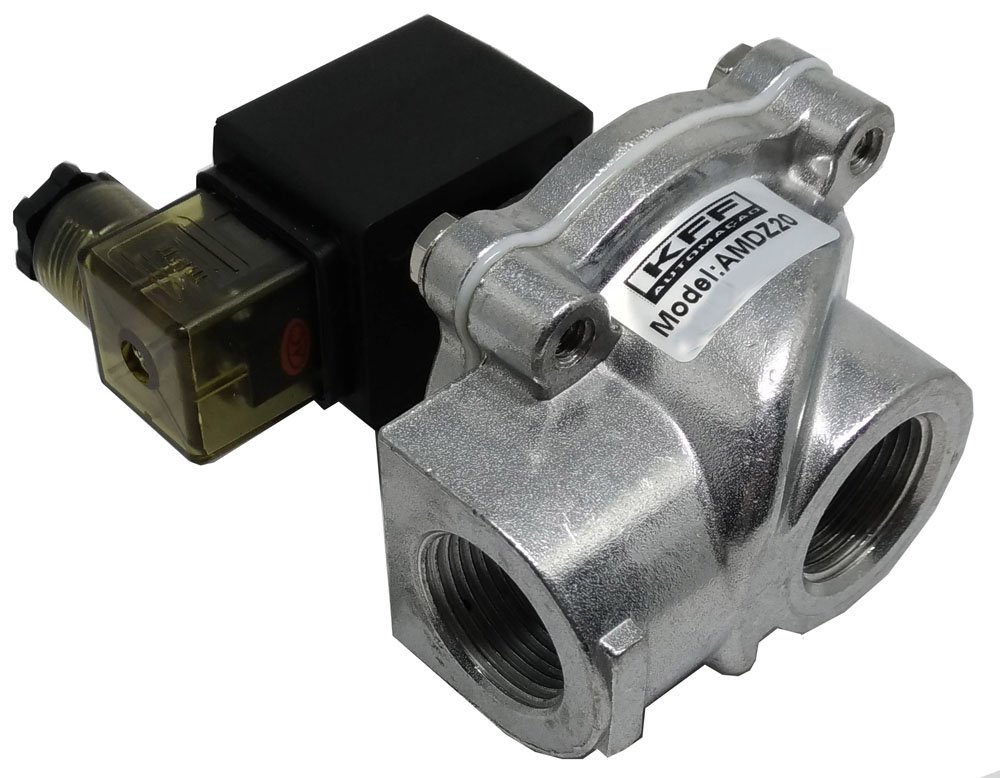 VÁLVULA SOLENOIDE PARA FILTRO MANGA 2 VIAS NF 3/4 KFF-AMDZ20