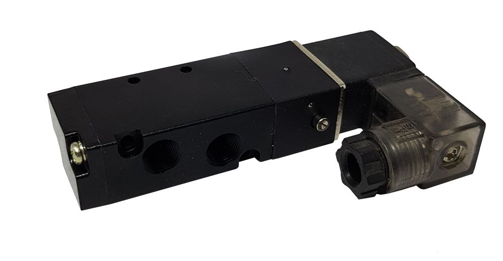 VÁLVULA 5/2 VIAS SOLENOIDE MOLA 1/8 KFF SÉRIE 100-4V11006