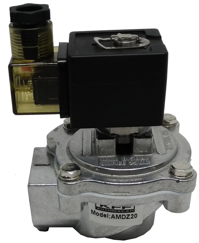 VÁLVULA SOLENOIDE PARA FILTRO MANGA 2 VIAS NF 3/4 KFF-AMDZ20