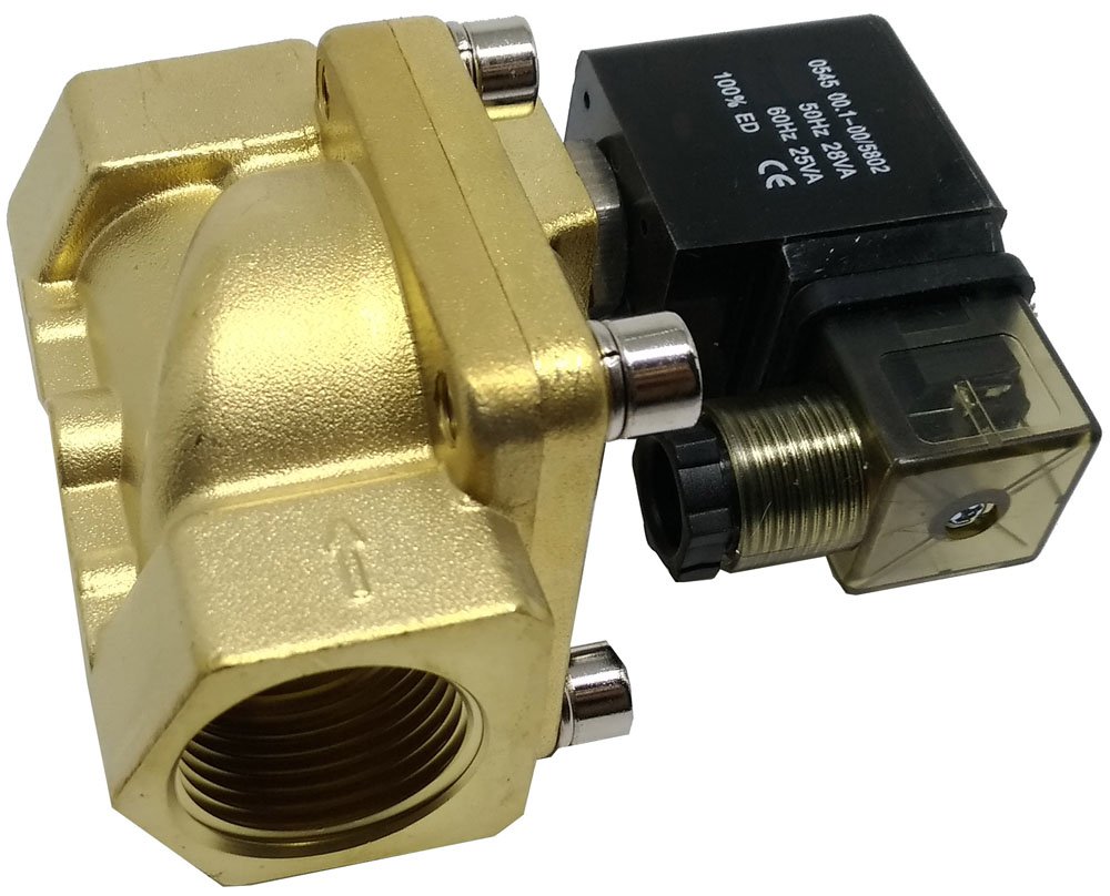VÁLVULA SOLENOIDE 2 VIAS PARA ÁGUA AR ÓLEO 11/2 NF KFF SERVO-OPERADA-PU22514