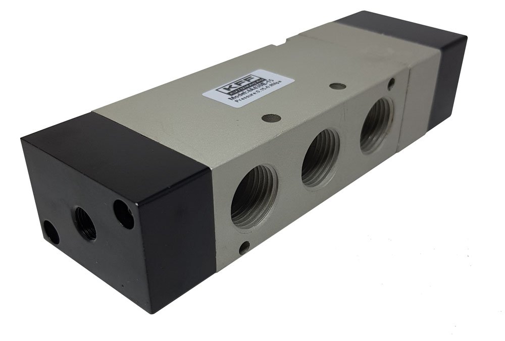 VÁLVULA DUPLO PILOTO 5/3 VIAS CENTRO FECHADO 1/2 KFF SÉRIE 400-4A430C15