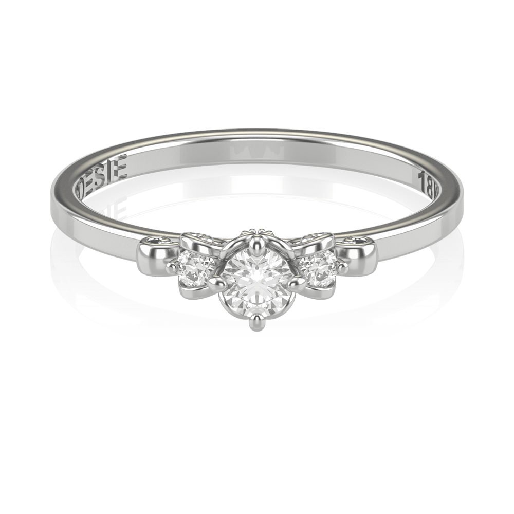 Anel de Noivado Liebe I (diamantes de laboratório)