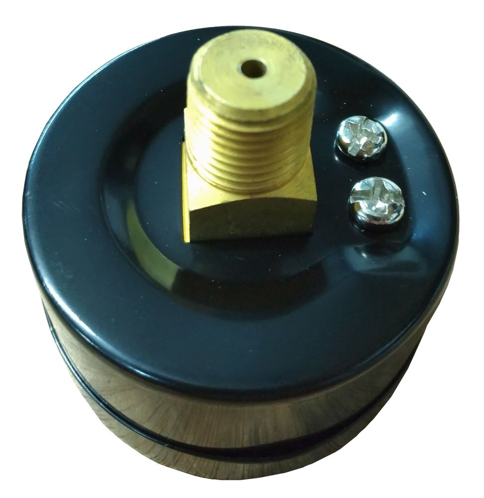 MANÔMETRO HORIZONTAL 1/4 50MM 0-150 PSI 10 BAR-Y50