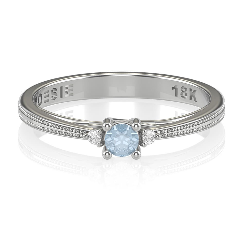 Anel de Noivado Trini Princess I-Tp