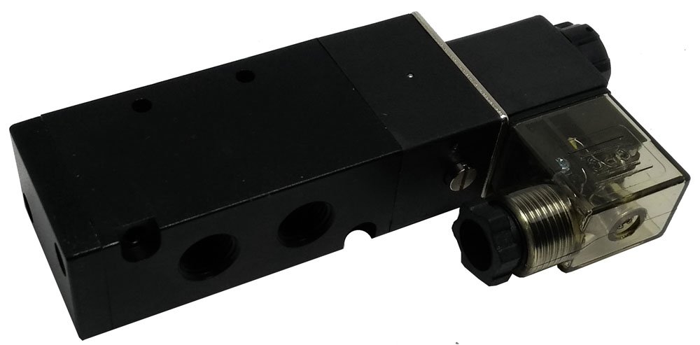 VÁLVULA 5/2 VIAS PNEUMÁTICA 1/4 KFF RETORNO MOLA SÉRIE 300-4V31008