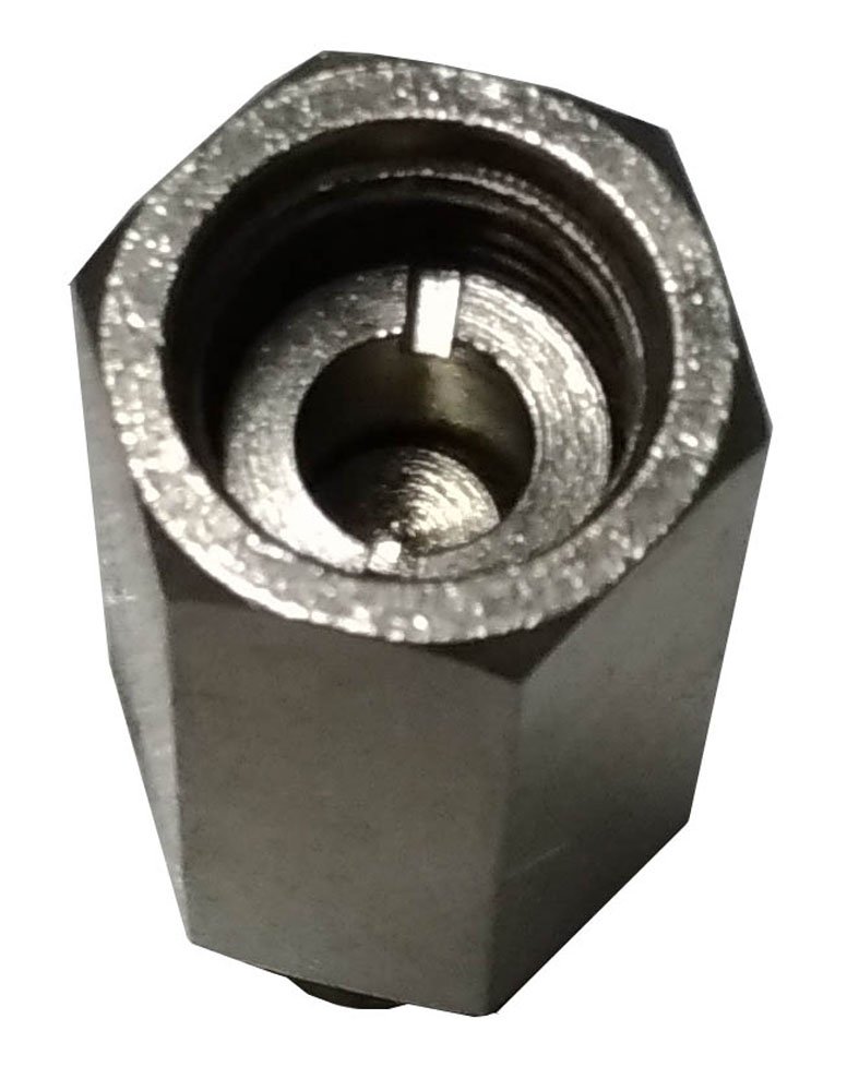 VÁLVULA RETENÇÃO SUSPENSAO A AR 1/4 KFF MACHO X FÊMEA CORPO SEXTAVADO 150 PSI-ACV02MF