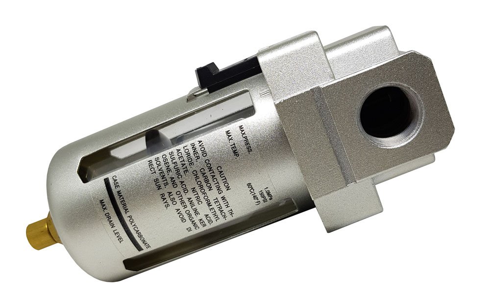 FILTRO PARA REDE DE AR COMPRIMIDO 1/2 KFF 0-10 BAR DRENO MANUAL-TF400004