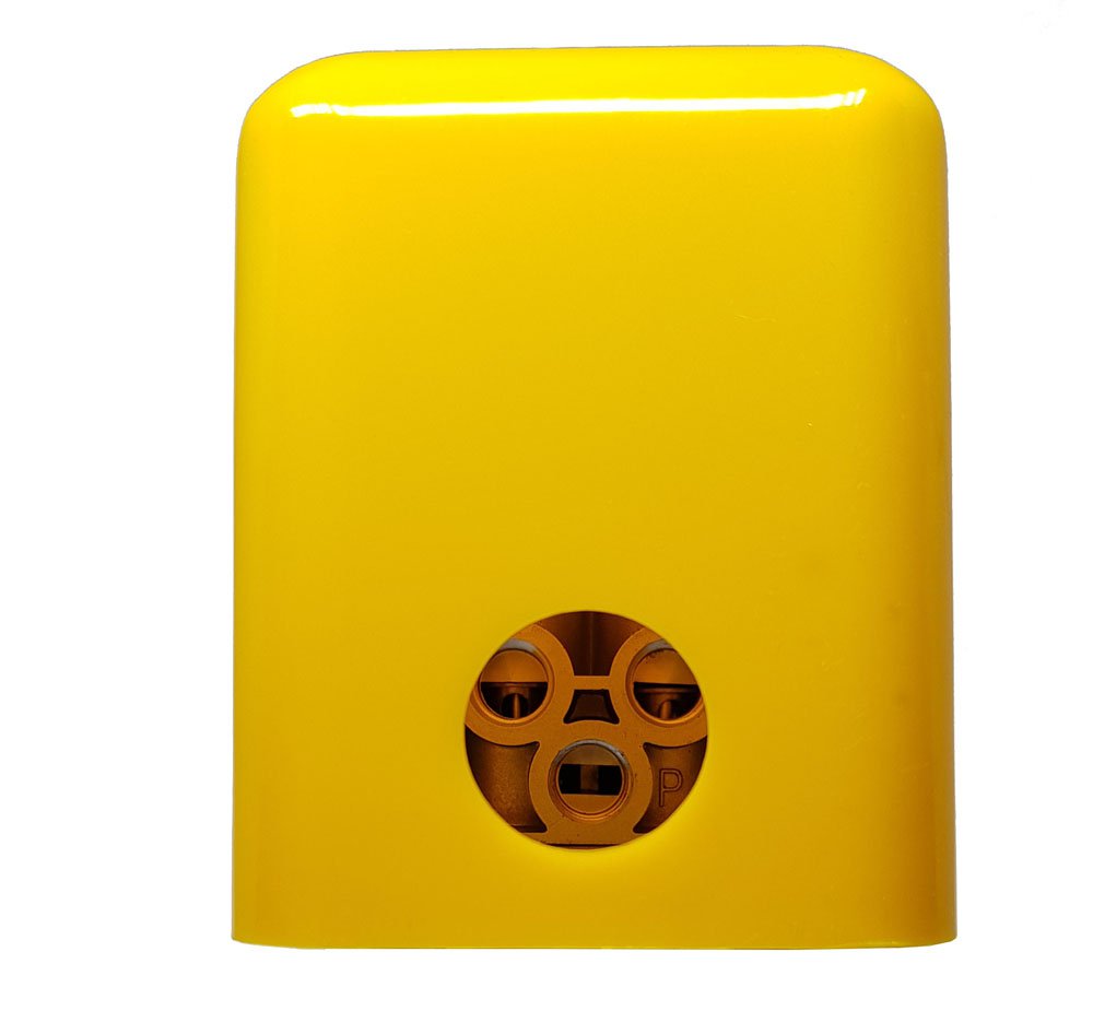 VÁLVULA PNEUMÁTICA PEDAL 5/2 VIAS 1/4 KFF RETORNO MOLA COM PROTETOR PLÁSTICO-4F21008G