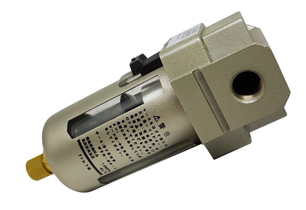 FILTRO DE AR COMPRIMIDO PARA COMPRESSOR 3/8 KFF 0-10 BAR DRENO MANUAL-TF300003