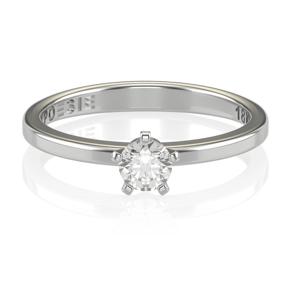 Anel de Noivado Promise I (diamantes de laboratório)
