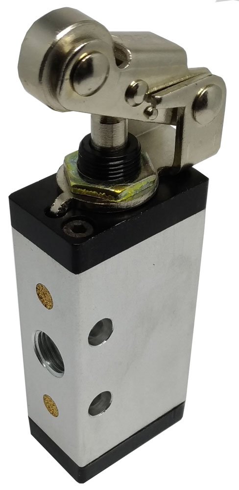 VÁLVULA PNEUMÁTICA ROLETE 5/2 KFF VIAS ROLETE MOLQ 1/4 KFF-XQ250612