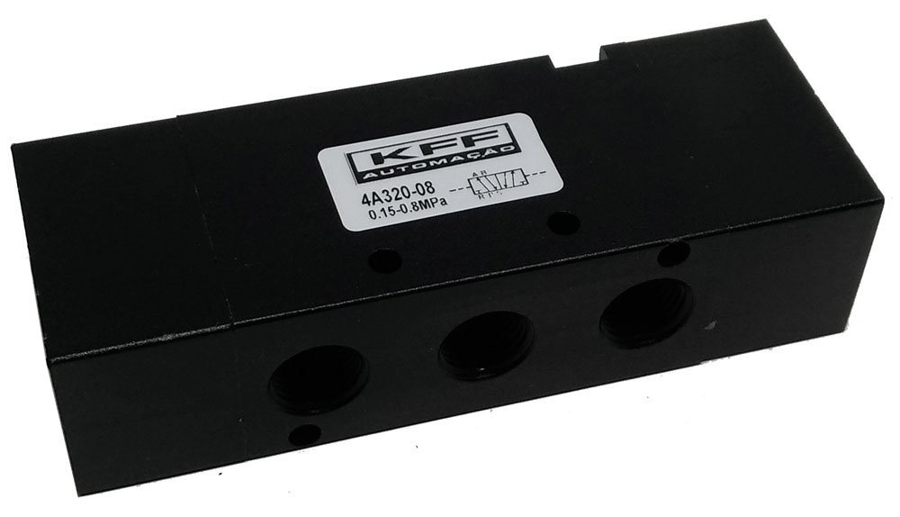 VÁLVULA DE DUPLO PILOTO 5 2 VIAS 1/4 KFF SÉRIE 300-4A32008