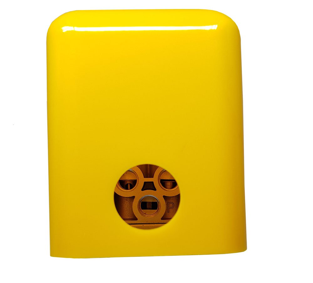 VÁLVULA PNEUMÁTICA PEDAL 5/2 VIAS 1/4 KFF TRAVA COM PROTETOR PLÁSTICO-4F21008LG