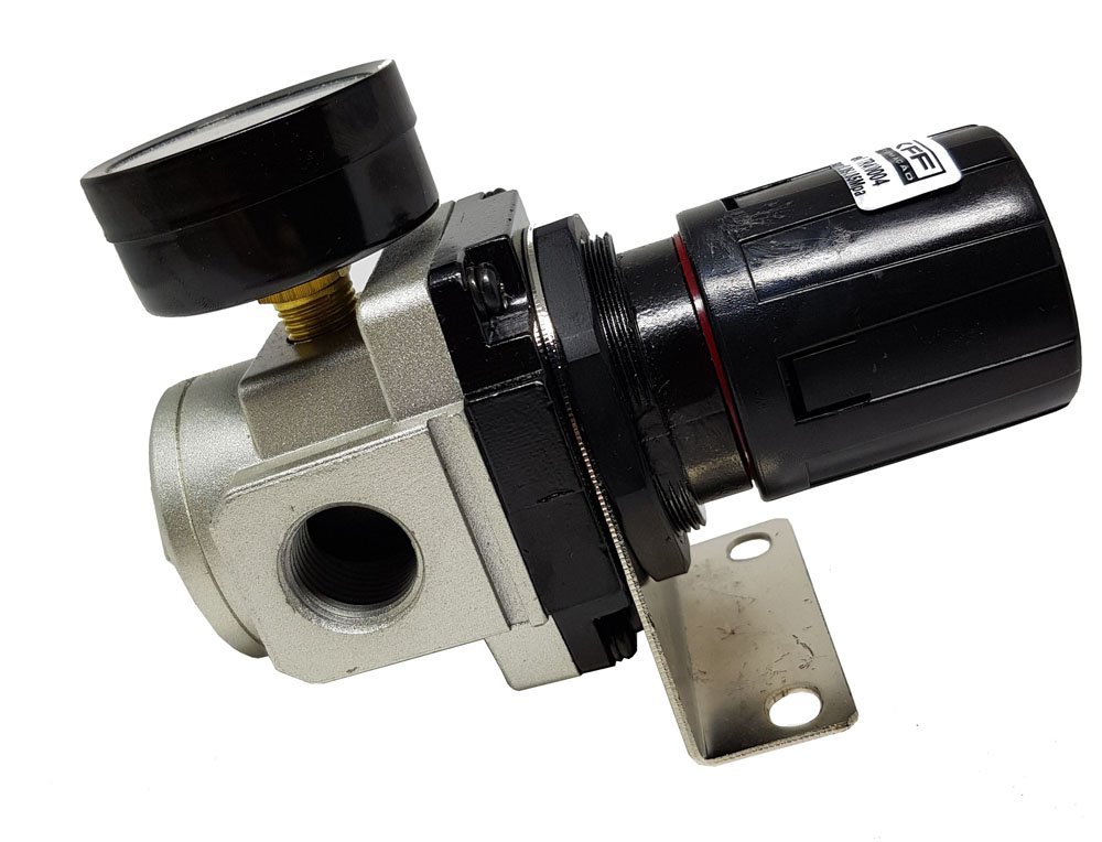 REGULADOR DE PRESSÃO COMPRESSOR 1/2 KFF PNEUMÁTICO SÉRIE TR 0-10 BAR -TR400004