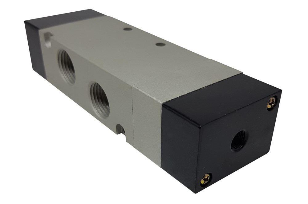 VÁLVULA DUPLO PILOTO 5/3 VIAS CENTRO FECHADO 1/2 KFF SÉRIE 400-4A430C15