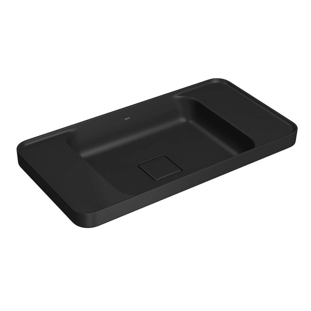 Cuba Deca Slim de Sobrepor com Duplo Deck 62 cm Preto Fosco L.23062.MDE.94