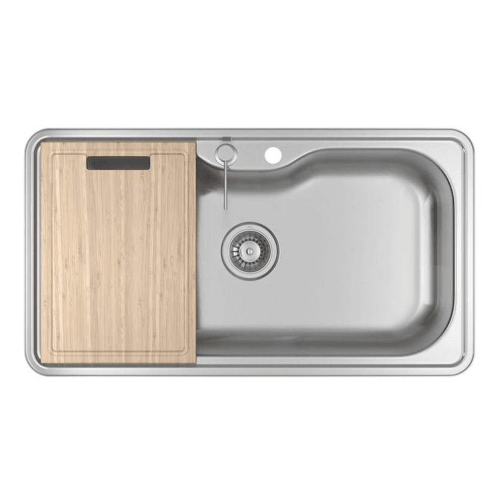 Cuba Inox de Cozinha Deca Facile 80x40 cm com Acessórios CC.661.80.DKAC.INX