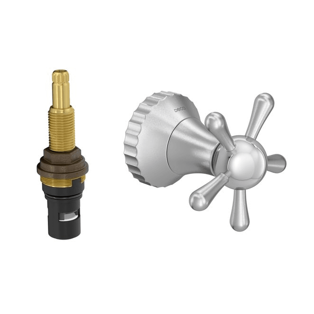 Acabamento para Registro de Pressão 3/4 PQ Deca Perola Cromado Matte 4916.C108.PQ.MT