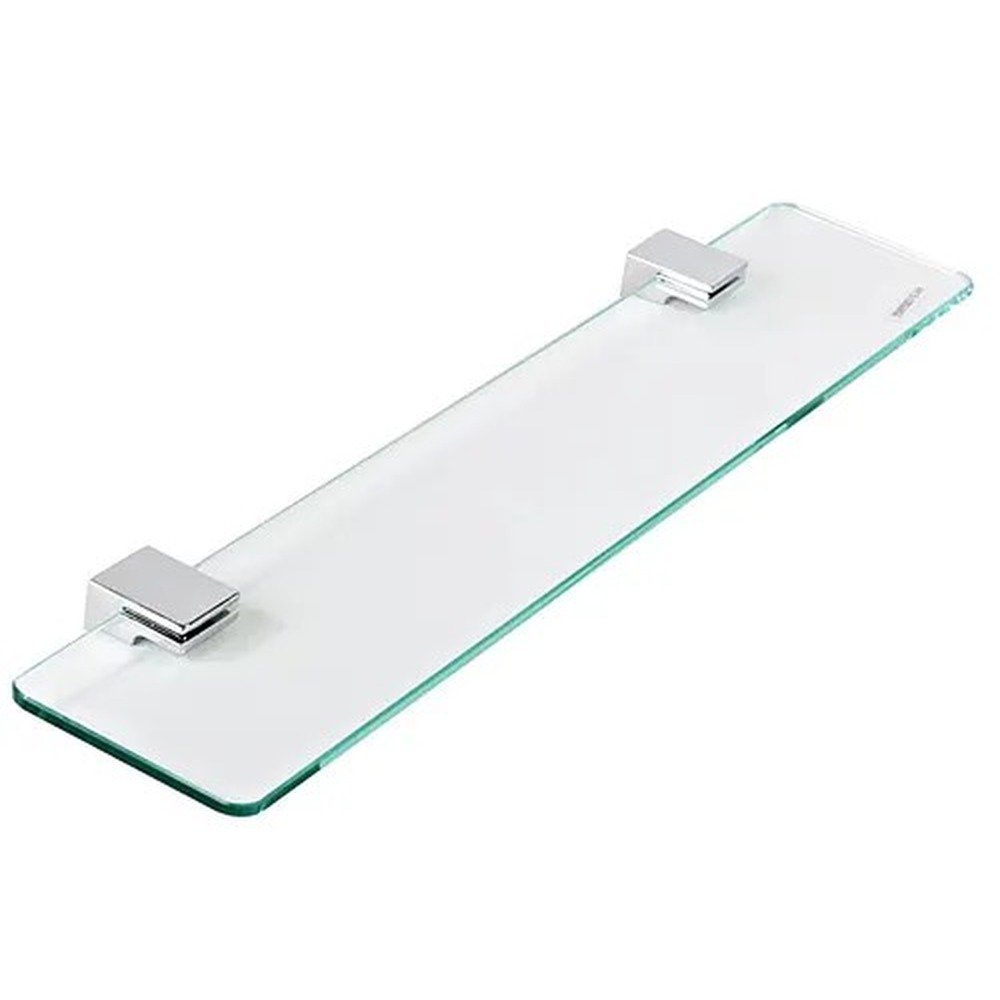  Prateleira Vidro  Linha Genoa Deca - Cromado Premium - LCG07