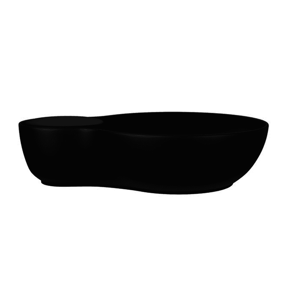 Cuba de Apoio Deca Oceano 54 cm Preto Fosco L.16054.94
